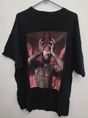 Lil Nas X Graphic T-Shirt – Black – Montero Era Artwork – Streetwear Tee